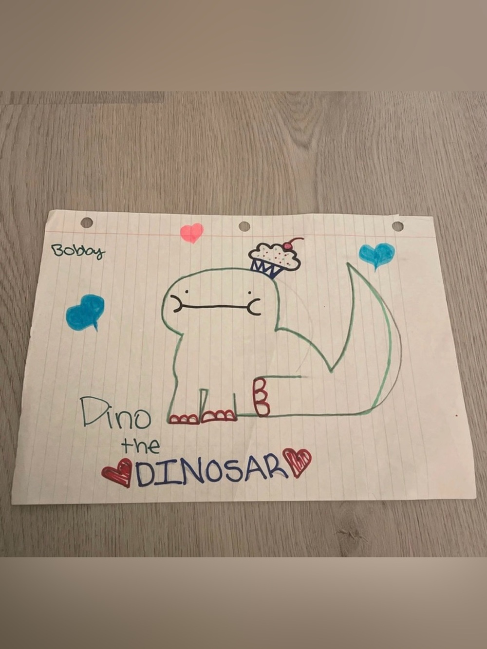 Dinosaur drawing